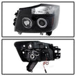 Load image into Gallery viewer, Spyder Auto (Spyder Signature) Projector Headlights - LED Halo - Black 5011572 fits 2005-2007 Nissan Armada / 2004-2015 Nissan Titan
