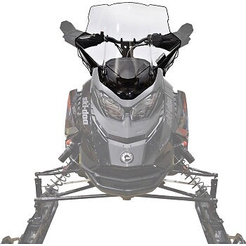 Powermadd Windshield - 20" Clear - Mid 13730 fits 2023, 2025 Ski-Doo Backcountry 600 SPORT EFI, Backcountry X 850 E-tec, Backcountry X-rs 850 E-tec 146in, Backcountry X-rs 850 E-tec 154in / 2025 Ski-Doo Backcountry 600r Adrenaline E-tec