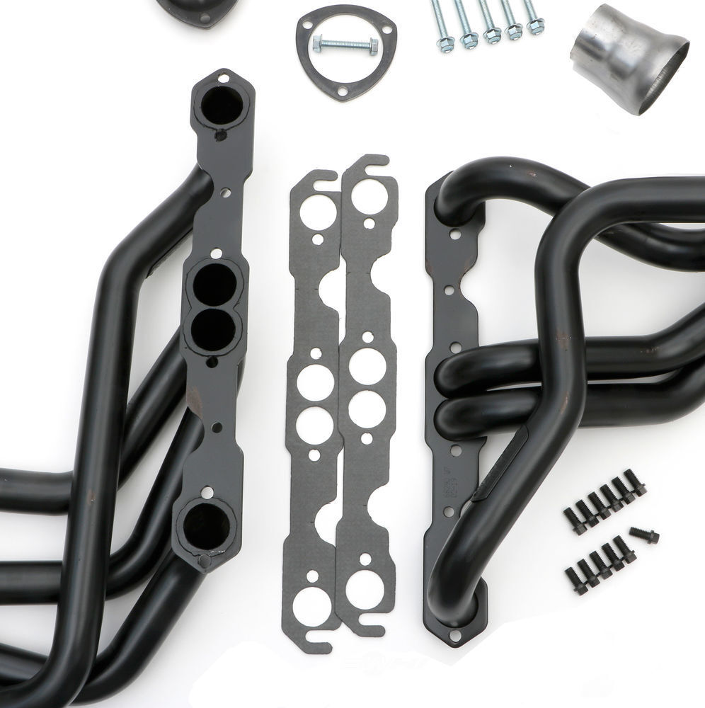 Hedman Hedders Standard Uncoated Headers; 1-5/8 in. Tube Dia.; 3 in. Coll.; FULL LENGTH Design 68290 fits 1964-1993 Chevrolet Bel Air, Brookwood, Caprice, Chevelle, EL Camino, Impala, Laguna, Malibu
