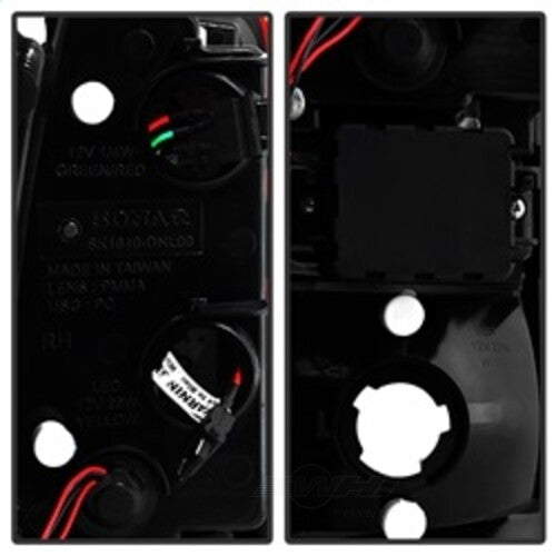 Spyder Auto (Spyder) LED Tail Lights - Red Clear 5001542