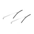 Load image into Gallery viewer, Scott Drake Windshield Wiper Arm and Blade Kit, Polished Stainless Steel KIT-WIP-6 fits 1966-1968 Ford Mustang