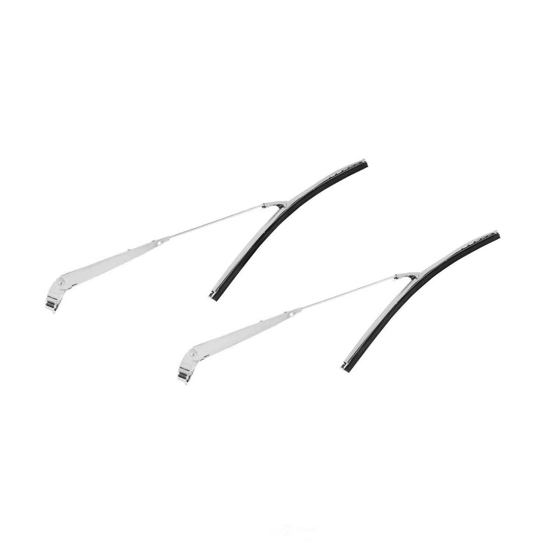 Scott Drake Windshield Wiper Arm and Blade Kit, Polished Stainless Steel KIT-WIP-6 fits 1966-1968 Ford Mustang