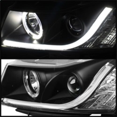 Spyder Auto (Spyder Signature) Projector Headlights - Light Tube - DRL - Black 5074164 fits 2011-2014 Chevrolet Cruze
