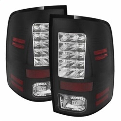Spyder Auto (Spyder) LED Tail Lights - Black 5077530 fits 2013-2018 Ram 1500 / 2013-2018 Ram 2500 / 2013-2018 Ram 3500