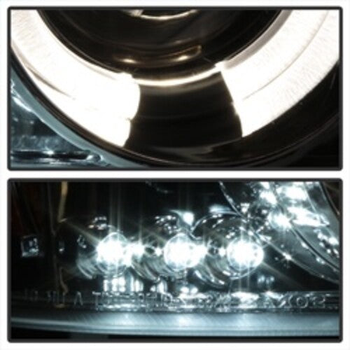 Spyder Auto (Spyder Signature) Projector Headlights - LED Halo - Chrome 5009364 fits 1999-2007 GMC Sierra 1500 / 1999-2004 GMC Sierra 2500 / 2001-2006 GMC Sierra 2500 Hd / 2001-2006 GMC Sierra 3500 / 2000-2006 GMC Yukon / 2000-2006 GMC Yukon Xl 1500