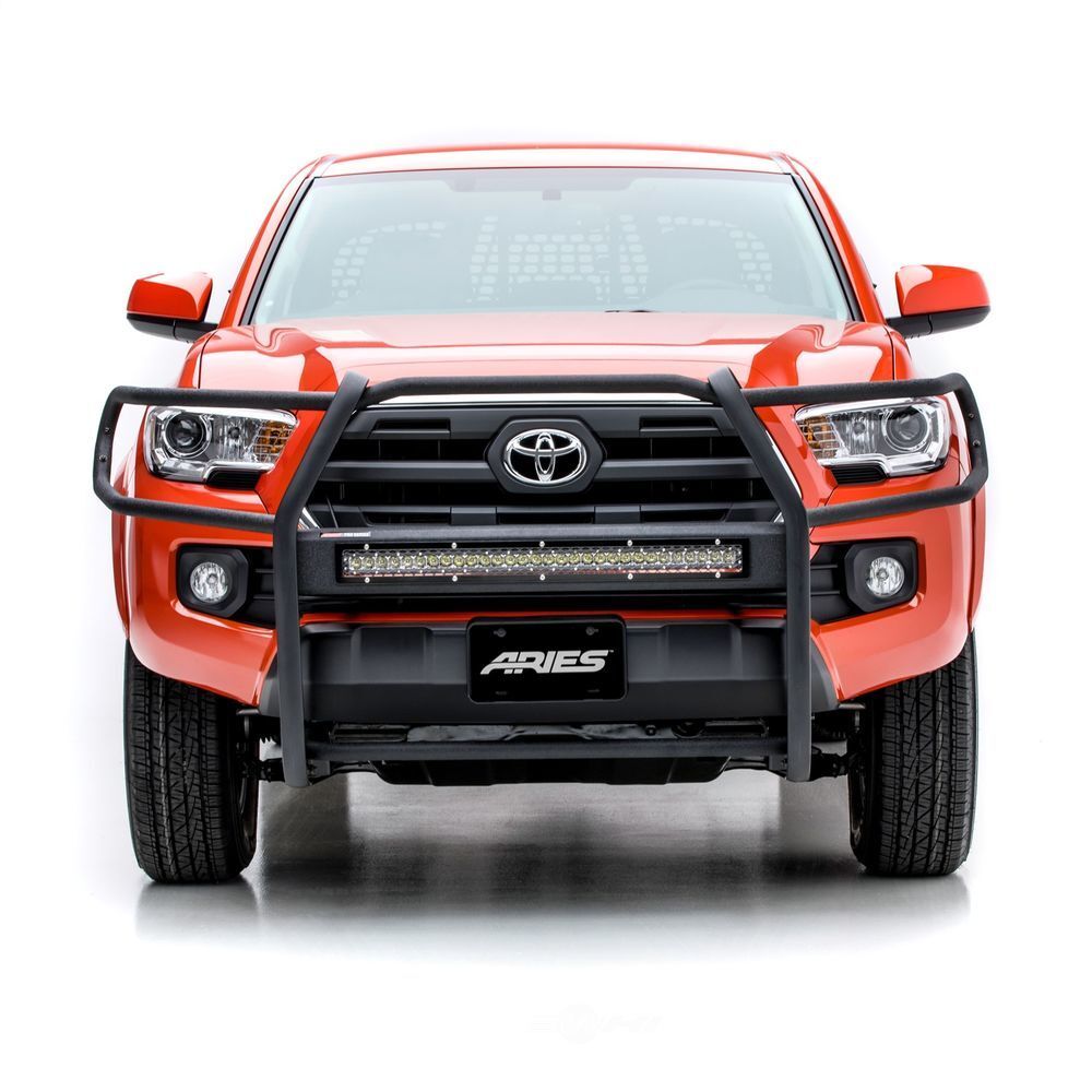 ARIES P2068 Pro Series Black Steel Grille Guard, No-Drill P2068 fits Toyota Tacoma