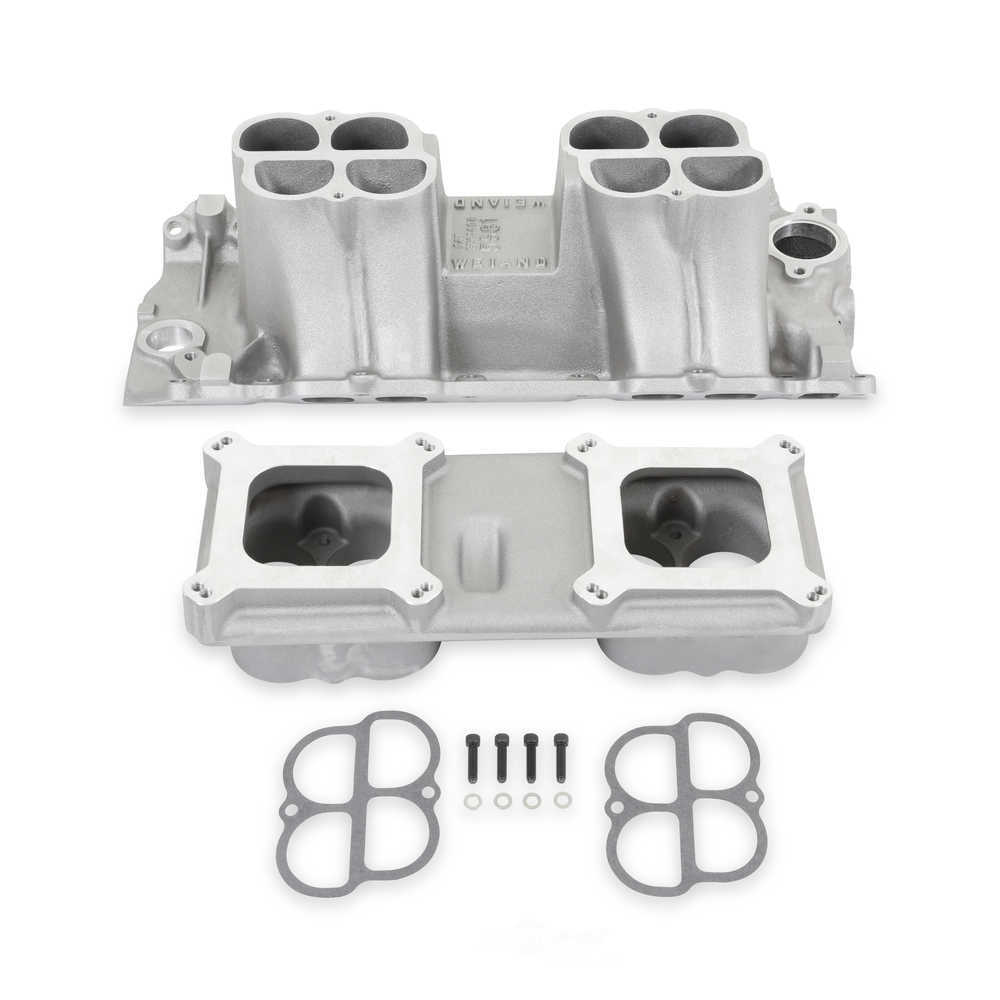 Weiand Hi-Ram Intake Manifold with Performance Oval Port Heads 1981 fits 396ci-502ci