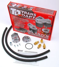 Load image into Gallery viewer, Trans-Dapt Performance Single Remote Filter System; 3-3/16 in. ID; 3-7/16 in. OD Flange; in.-16 1122 fits 2001-2019 Chevrolet / GMC