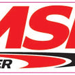 Load image into Gallery viewer, MSD The MSD STARTER Logo Decal; Red, Black &amp; White. 9.25" wide x 3.375" high. 9291