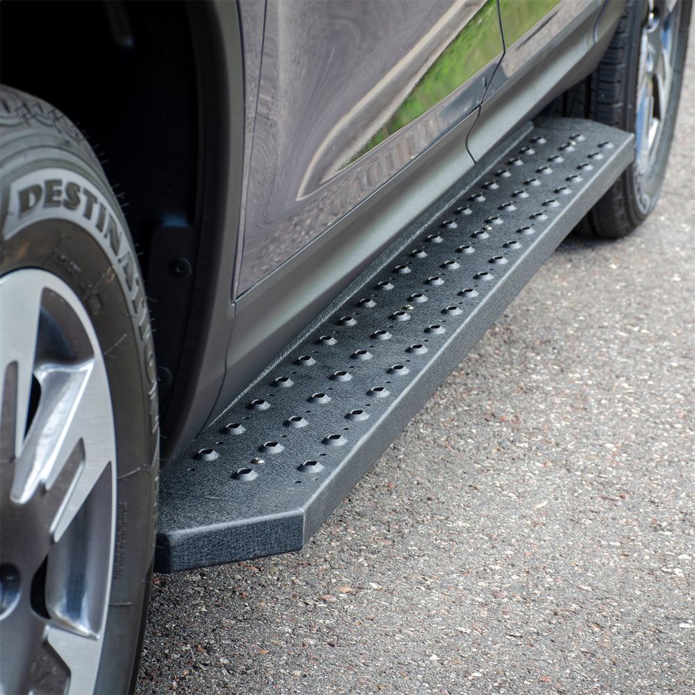 ARIES RidgeStep 6-1/2" x 85" Black Steel Running Boards 2055538 fits Honda Ridgeline