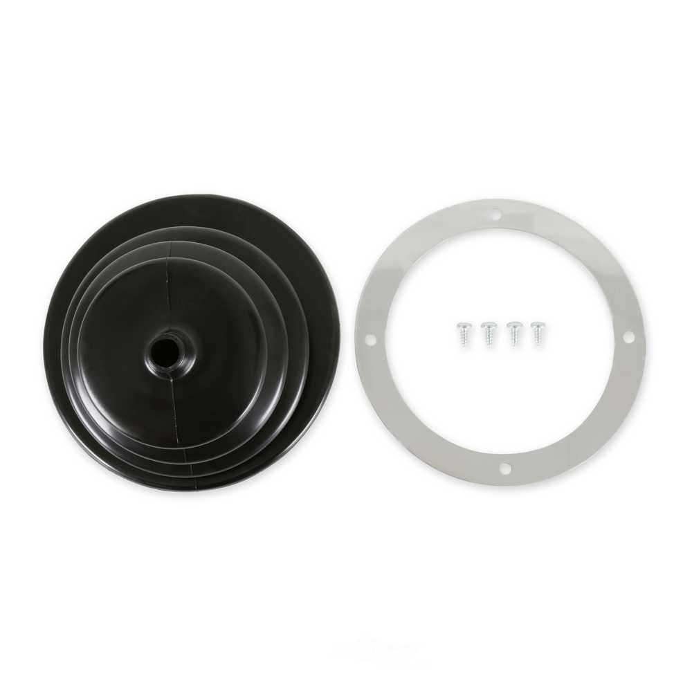 Mr Gasket Small Round Boot with 5-1/2 Inch Round Trim Ring. 1651