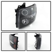 Load image into Gallery viewer, Spyder Auto (Spyder Signature) Projector Headlights - LED Halo - Black 5009494 fits 2007-2013 Chevrolet Silverado 1500 / 2007-2014 Chevrolet Silverado 2500 Hd / 2007-2014 Chevrolet Silverado 3500 Hd
