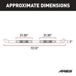 Load image into Gallery viewer, ARIES - 3" Round Polished Stainless Side Bars, Select 204052-2 fits Chevrolet Colorado / GMC Canyon