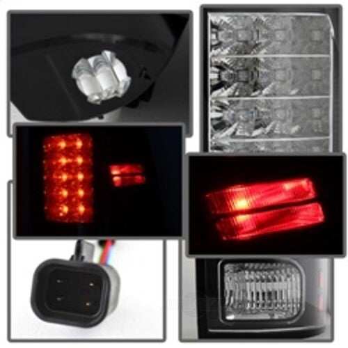 Spyder Auto (Spyder) LED Tail Lights - Black 5077530 fits 2013-2018 Ram 1500 / 2013-2018 Ram 2500 / 2013-2018 Ram 3500