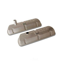 Load image into Gallery viewer, Scott Drake Polished Open Letters Valve Covers S1MS-6A582-P fits 1965 Ford Mustang