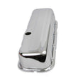 Load image into Gallery viewer, Mr Gasket Chrome Tall-Style Valve Covers without Baffle 9802 fits 1975 Chevrolet Bel Air, Impala, Caprice Classic, Caprice Estate WAGON, Chevelle Laguna Type S-3, Chevelle Malibu Classic, EL CAMINO, Monte Carlo S / 1965-1972 Chevrolet Biscayne