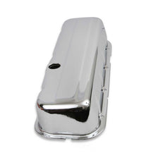 Load image into Gallery viewer, Mr Gasket Chrome Tall-Style Valve Covers without Baffle 9802 fits 1965-2000 Chevrolet / GMC