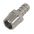 Load image into Gallery viewer, Derale Straight Hose Barb Fitting, 3/8" NPT Male x 3/8" Barb, Each 98101
