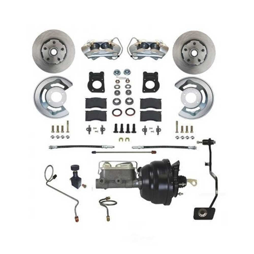 Scott Drake Disc Brake Conversion Kit with Manual Transmissions DBC-A133-M fits 1970 Ford Mustang