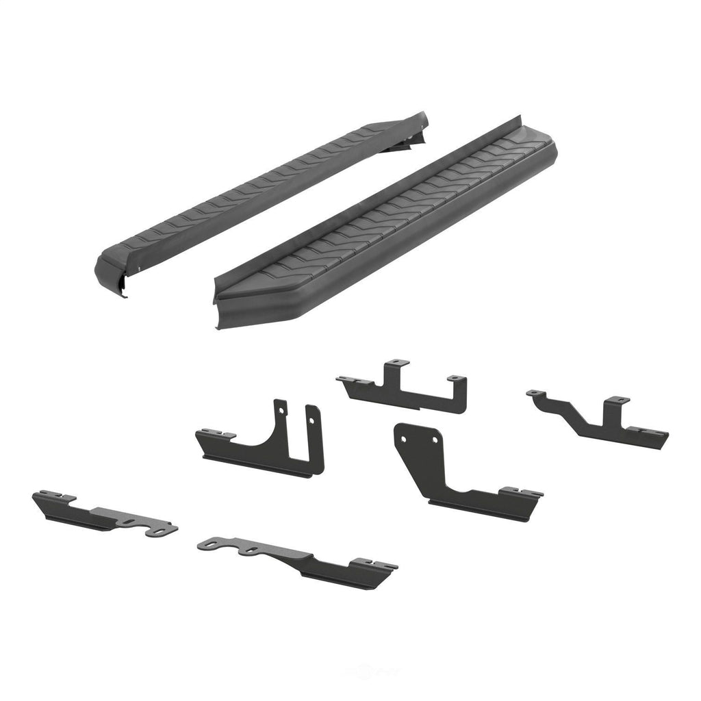 ARIES AeroTread 5" x 76" Black Stainless Running Boards, Select Traverse, Acadia 2061020 fits 2007-2012 GMC Acadia / 2007-2016 GMC Acadia SLE, Acadia SLT / 2009-2016 Chevrolet Traverse LTZ / 2009-2017 Chevrolet Traverse LS, Traverse LT
