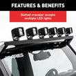 Load image into Gallery viewer, ARIES Jeep JK Roof Light Mounting Brackets &amp; Crossbar 15914 fits 2007-2017 Jeep JK, Wrangler