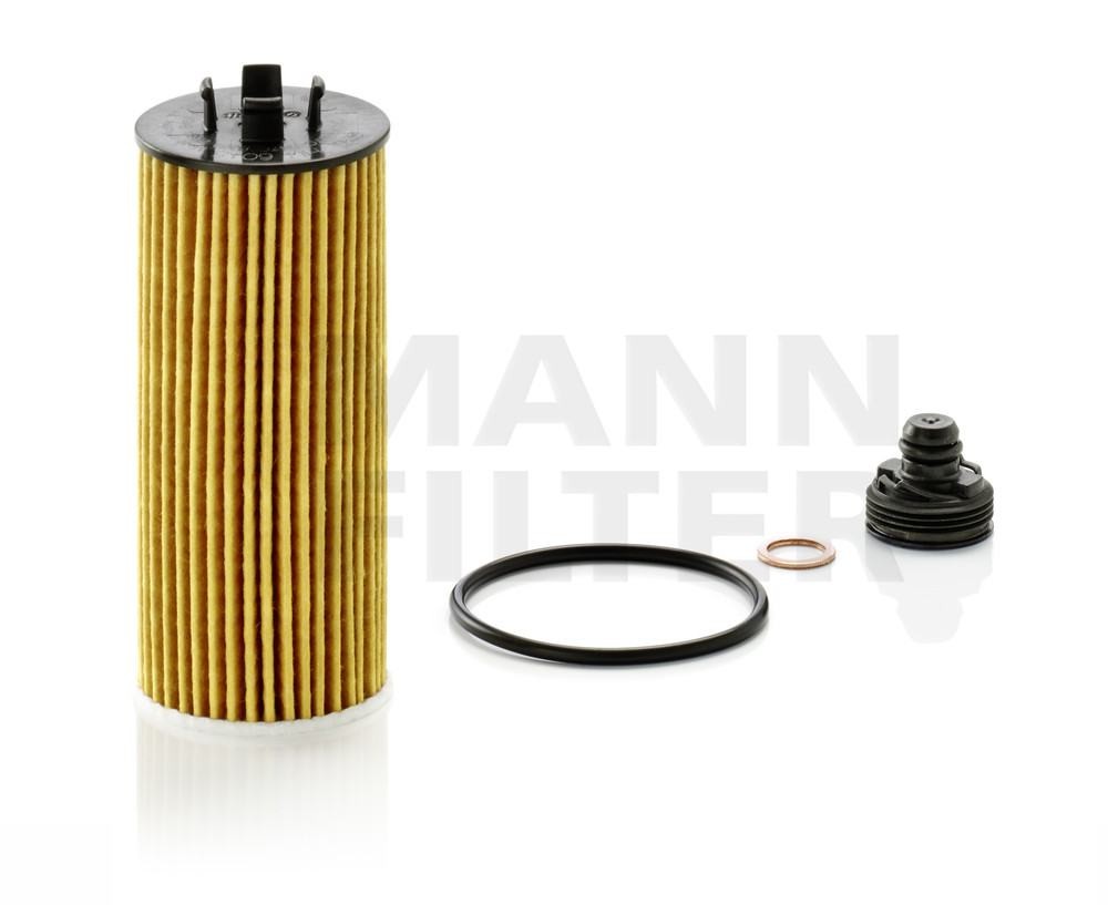 Mann-Filter Oil Filter Kit HU 6015 Z KIT fits 2014-2025 BMW X1 / X2 / i8 / Mini Cooper / Cooper Clubman / Cooper Countryman