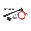 Load image into Gallery viewer, MSD use on Dual Plug Engines, Red and Black Wire Set and Tubes. 31559 fits Hemi