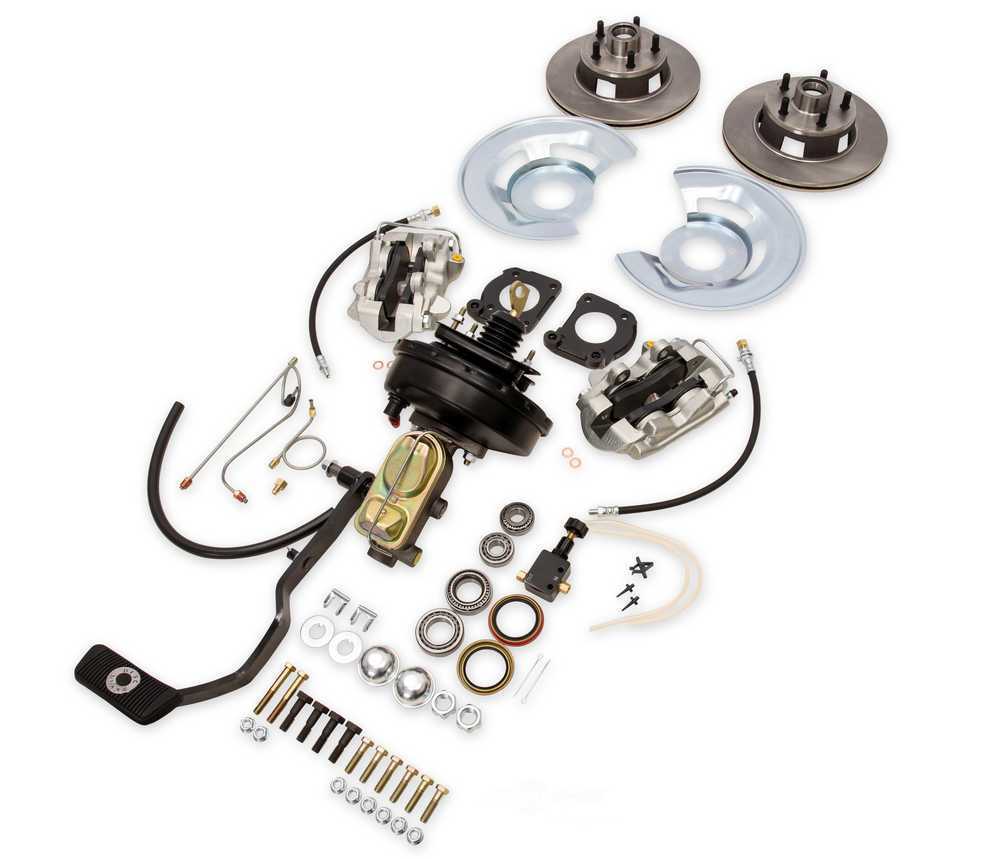 Scott Drake F-Disc Brake Conversion Kit-Dual Bowl Master Manual F-Drum Brake DBC-A121-1-R fits 1967-1969 Ford Mustang F-Disc Brake Conversion