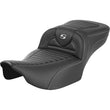 Load image into Gallery viewer, Saddlemen Roadsofa™ Extended Reach Seat - without Backrest - Tuck-n-Roll - Carbon Fiber 823-07-20500 fits 2023-2024 Harley-Davidson FLTR, FLHX