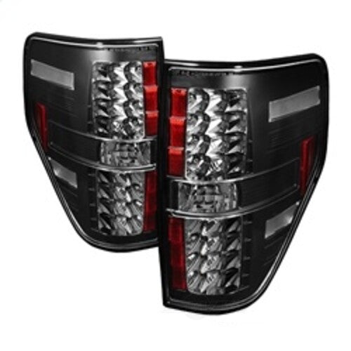 Spyder Auto (Spyder) LED Tail Lights - Black 5008374 fits 2010-2014 Ford F-150