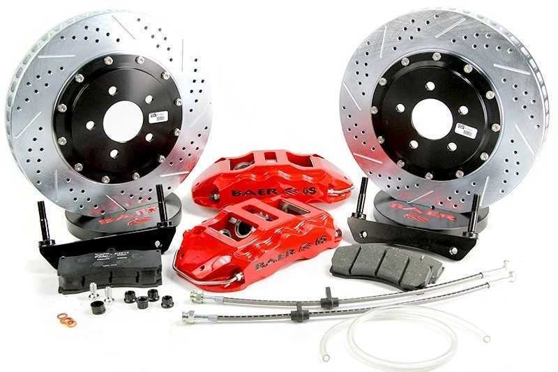 Baer Brake Systems Baer Brakes 14" Extreme+ Front Brake Kit, Black, SDZ 4301018B fits 1984 Chevrolet Corvette