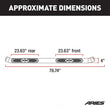 Load image into Gallery viewer, ARIES S222009 4-Inch Oval Black Steel Nerf Bars S222009 fits Toyota Tacoma