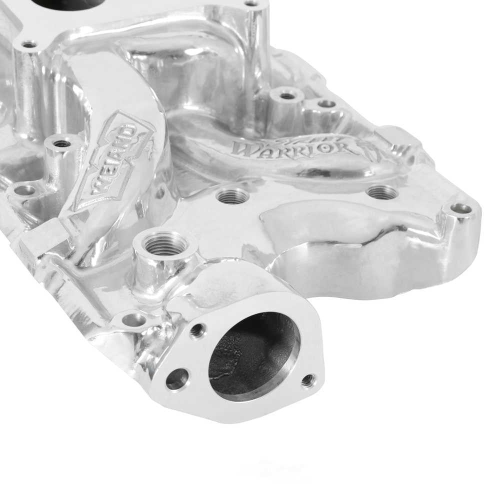 Weiand Street Warrior™ Intake Manifold - Polished Finish 8124P fits 1962-1982 Ford / Lincoln / Mercury 289 / 302 Small Block