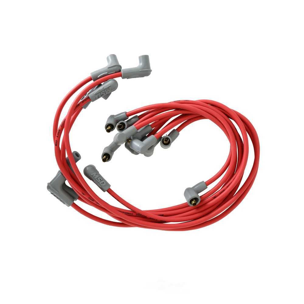 MSD Conductor Spark Plug Wire Set, Socket Dist. Cap 31659 fits 1961-1974 Chevrolet Small Block / GMC