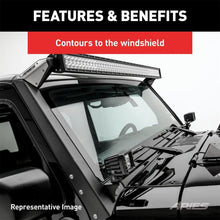 Load image into Gallery viewer, ARIES Jeep JK Roof Light Mounting Brackets &amp; Crossbar 15914 fits 2007-2017 Jeep JK, Wrangler
