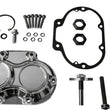 Load image into Gallery viewer, Baker Transmission Side Cover Hydraulic Polish M8-10602-A fits 2017-2024 Harley-Davidson Breakout / 2017-2021 CVO / 2018-2024 CVO Road Glide / 2020-2022 CVO Tri Glide / 2018-2020 Deluxe / 2017-2022 Electra Glide / 2019-2020 FXDR / 2018-2023 Fat Bob