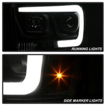Load image into Gallery viewer, Spyder Auto (Spyder Signature) Projector Headlights - Version 2 - Light Bar DRL - Black 5085306 fits 2006-2008 Dodge Ram 1500 / 2006-2009 Dodge Ram 2500 / 2006-2009 Dodge Ram 3500