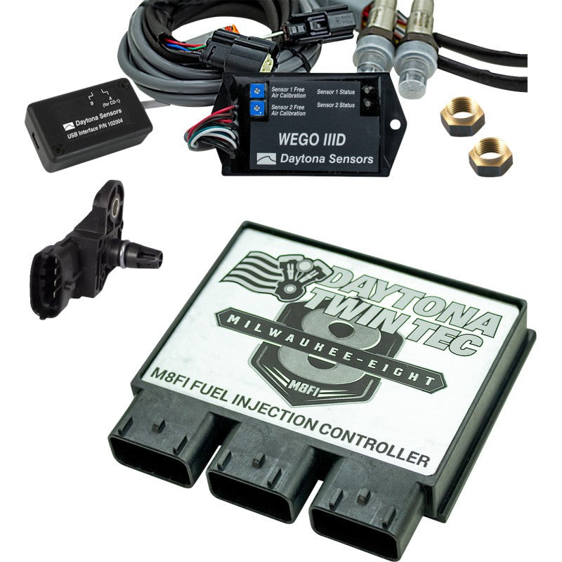 Daytona Twin Tec Fuel Injection Electronic Control Module Kit with 2 BAR Manifold Absolute Sensor 17809 fits 2017-2020 Touring