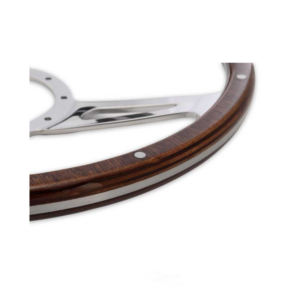 Scott Drake Style Genuine Wood & Aluminum 15" 9 Hole Steering Wheel S1MS-3600-WG fits 1965-1973 Ford Mustang Shelby Cobra