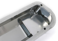 Load image into Gallery viewer, Hamburger's Performance FABRICATED ALUMINUM VALVE COVERS BRUSHED WITH HOLE 1040 fits Ford SB