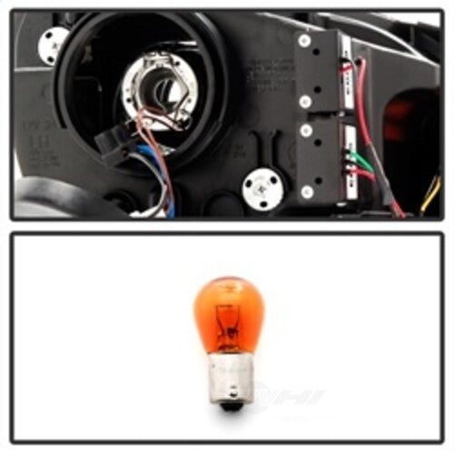 Spyder Auto (Spyder Signature) Projector Headlights - Version 3 - Dual U DRL - Black 5082046