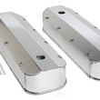 Load image into Gallery viewer, Hamburger's Performance FABRICATED ALUMINUM VALVE COVERS POLISHED WITH HOLE 1023 fits Chevy BB