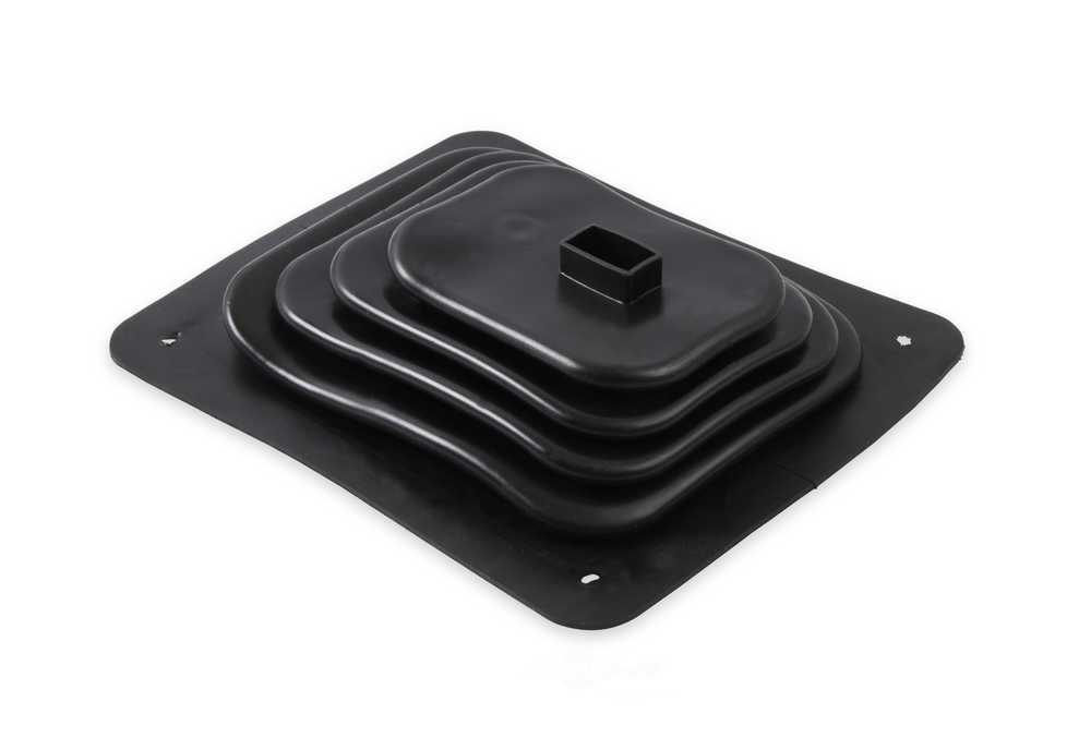 Mr Gasket Small 3-1/2 x 4-1/2 Inch Shifter Boot with Trim Ring and Mounting Screws. 9648