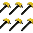 Load image into Gallery viewer, Superchips 6 piece Yellow Ignition Coil kit 4445-CP6 fits 2011-2020 Chrysler / Dodge / Jeep