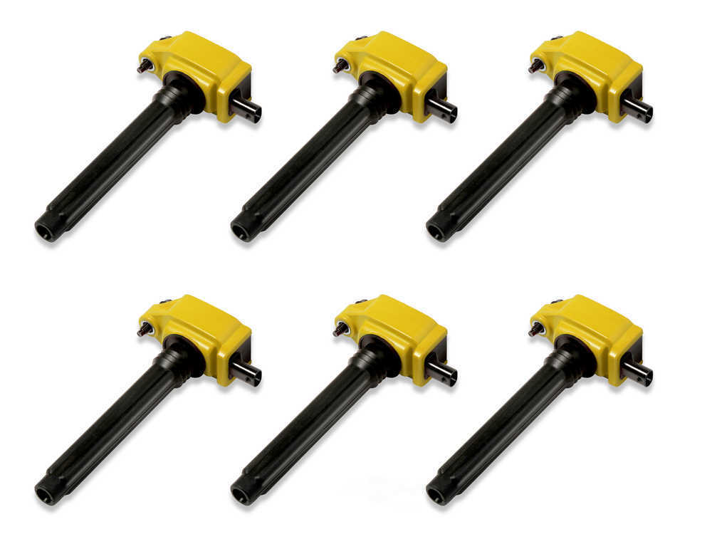 Superchips 6 piece Yellow Ignition Coil kit 4445-CP6 fits 2011-2020 Chrysler / Dodge / Jeep