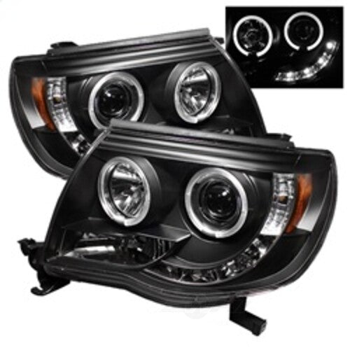 Spyder Auto (Spyder Signature) Projector Headlights - LED Halo - Black 5011916 fits 2005-2011 Toyota Tacoma