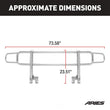 Load image into Gallery viewer, ARIES Polished Stainless Grille Guard 4077-2 fits 2006-2010 Hummer H3, H3T