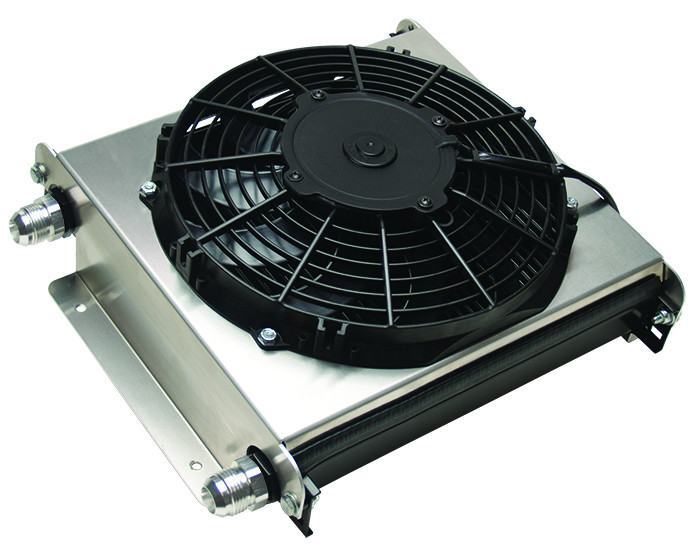 Derale 40 Row Hyper-Cool Extreme Remote Fluid Cooler, -10AN 15875