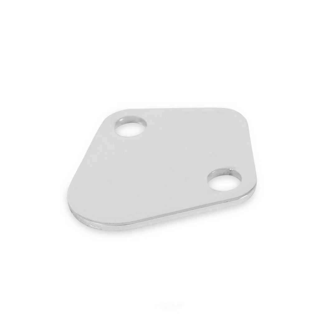 Mr. Gasket Fuel Pump Block Off Plate - Chrome 1516 fits 1963-1975 Chevrolet Bel Air, Biscayne, C10, C20, C30, Caprice, Corvette, Impala, K10, K20, K30, Monte Carlo