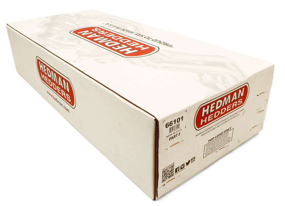 Hedman Hedders HTC Coated Headers; 1-3/4 in. Tube Dia; 3 in. Coll; FULL LENGTH Design 66101 fits 1964-1973 Chevrolet Chevelle / 1964-1977 Chevrolet El Camino